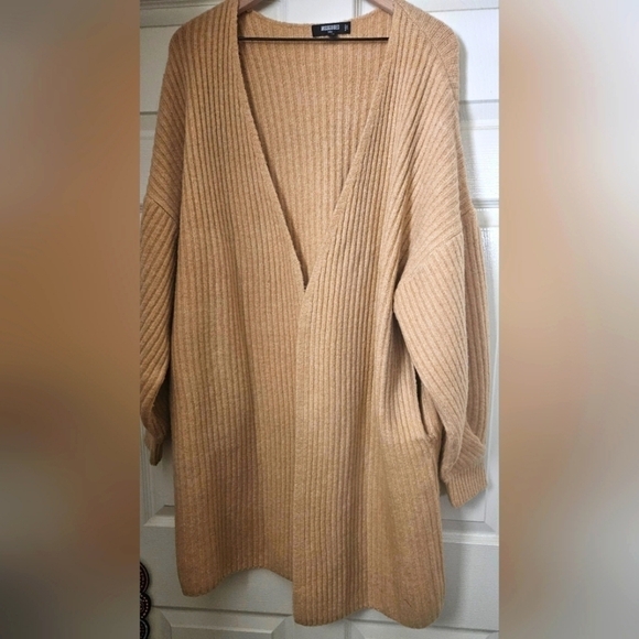 Missguided Tops - TALL TUCK SLEEVE CARDIGAN NWOT